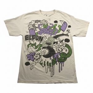 Eldon Abstract‎ Monster Graphic Tee Y2K Streetwear Size Medium
